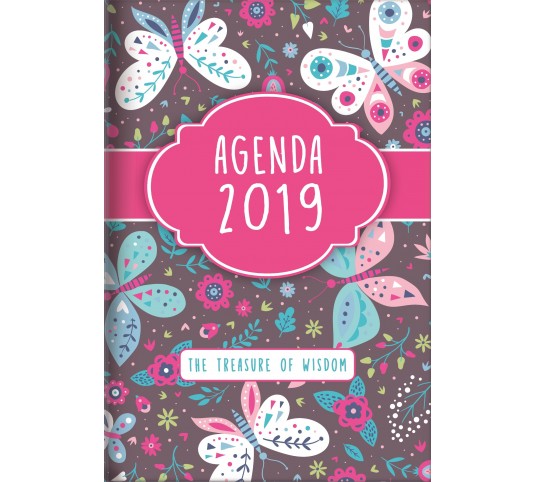 2019 Treasure of Wisdom Daily Agenda (Butterflies)